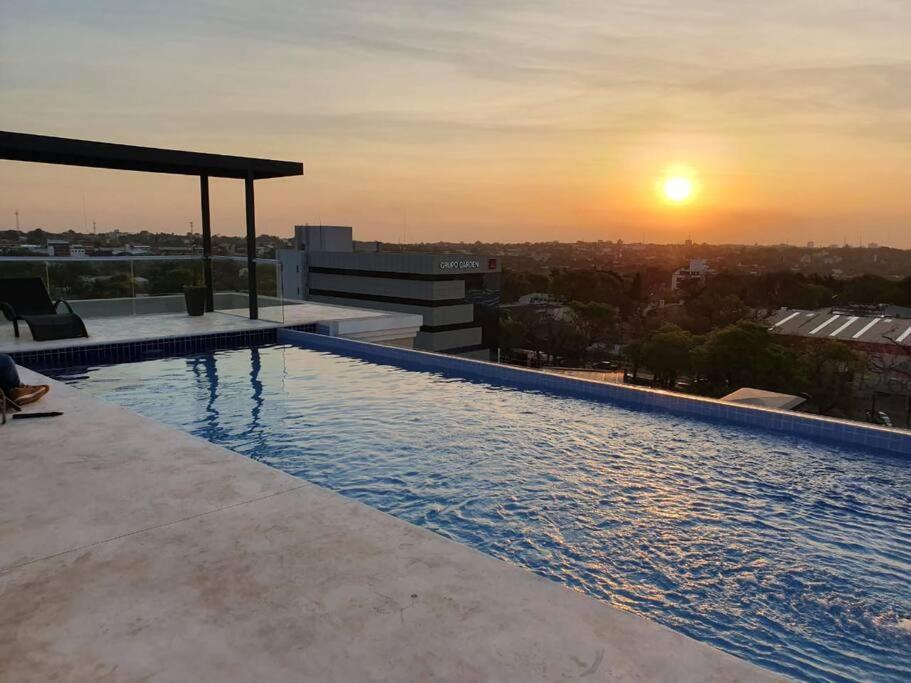 Hermoso Departamento Con Piscina Y Estacionamiento Asunción Exteriér fotografie